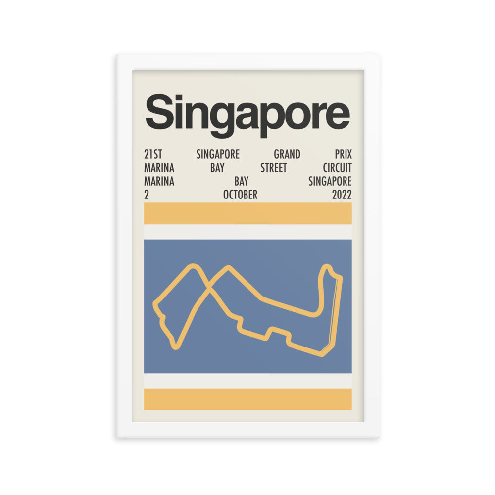 2022 Singapore Grand Prix Print