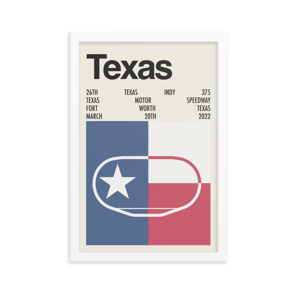 2022 Texas Indy 375 Print