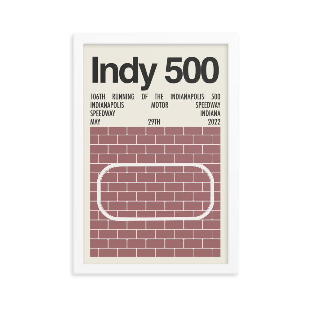 2022 Indy 500 Print