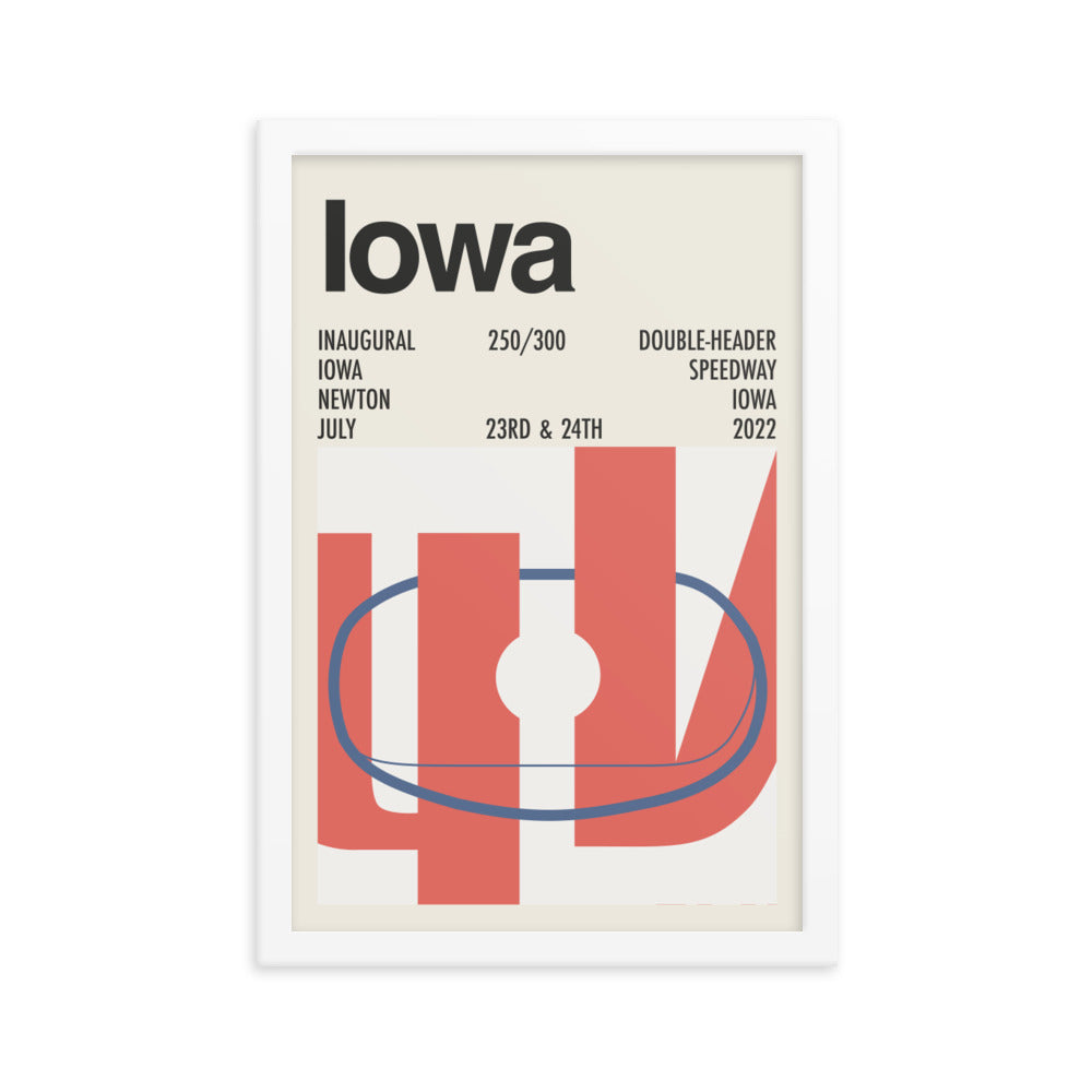 2022 Iowa 250/300 Double-Header Print