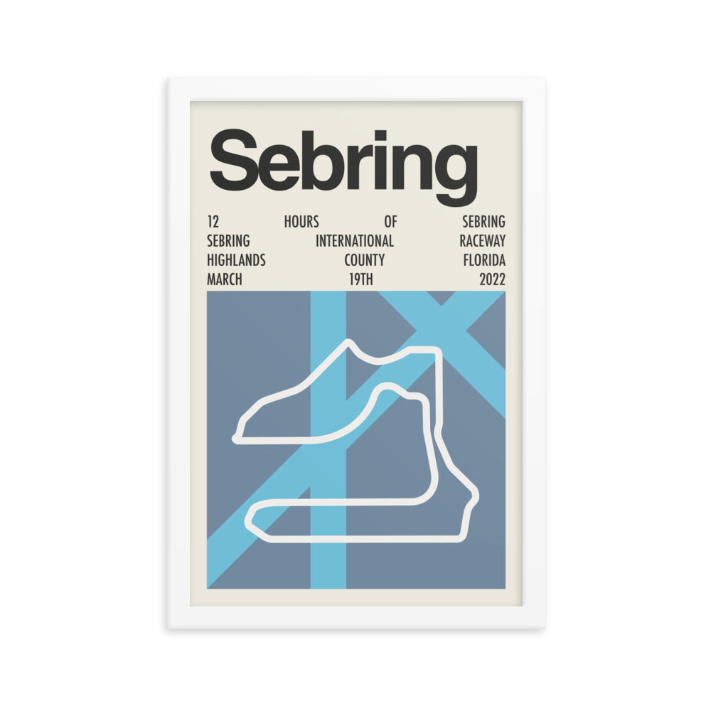 2022 12 Hours of Sebring Print