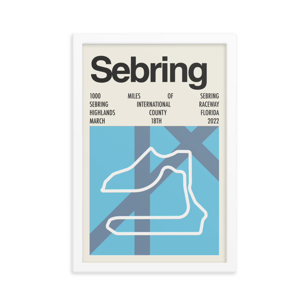 2022 1000 Miles of Sebring Print