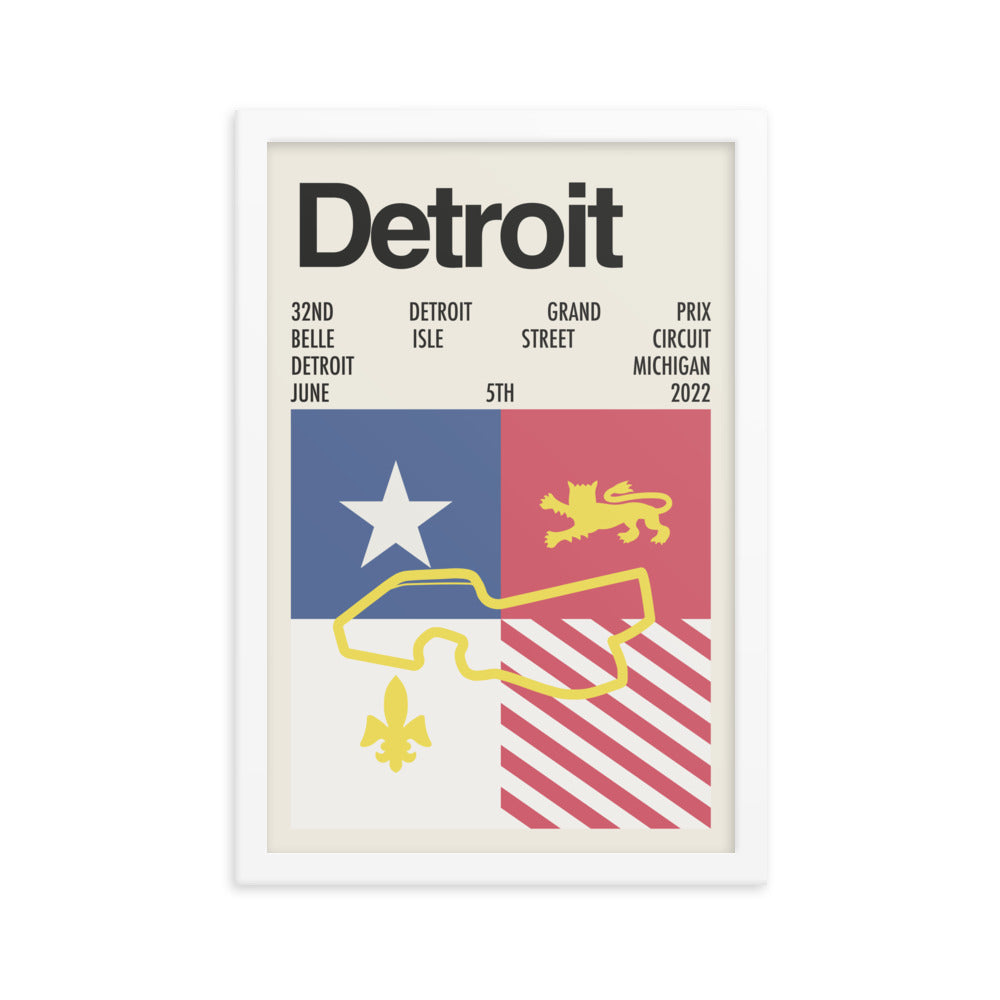 2022 Detroit Grand Prix Print