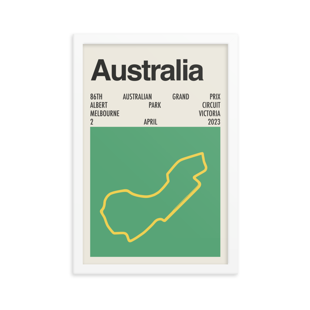 2023 Australian Grand Prix Print