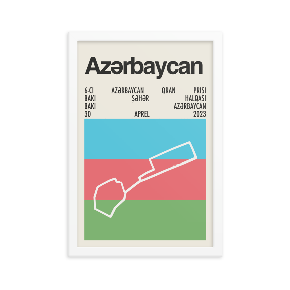 2023 Azerbaijan Grand Prix Print