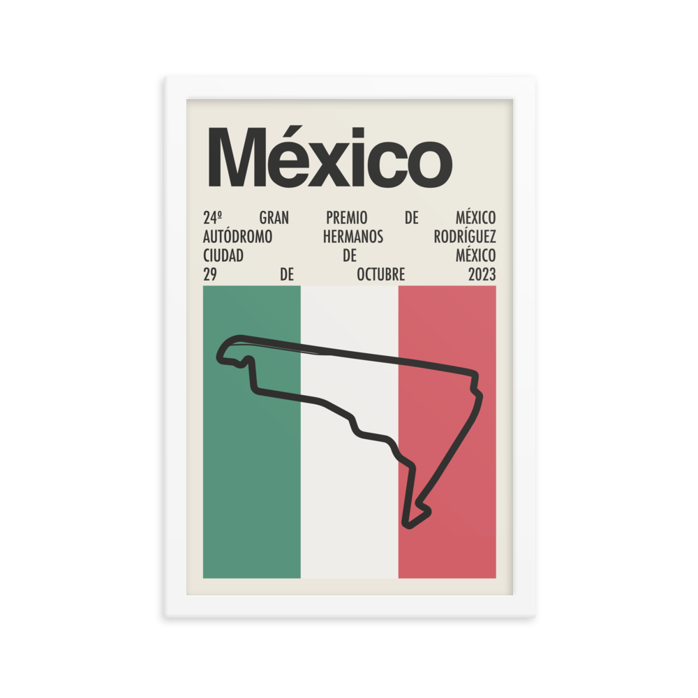 2023 Mexico City Grand Prix Print