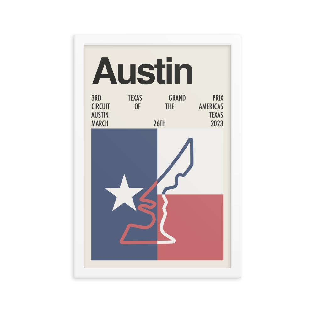2023 Texas Grand Prix Print