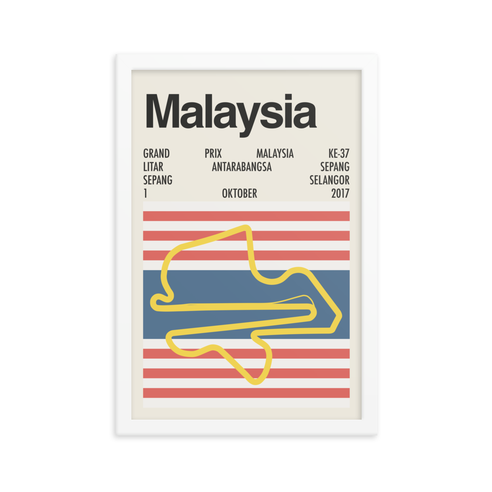 2017 Malaysian Grand Prix Print