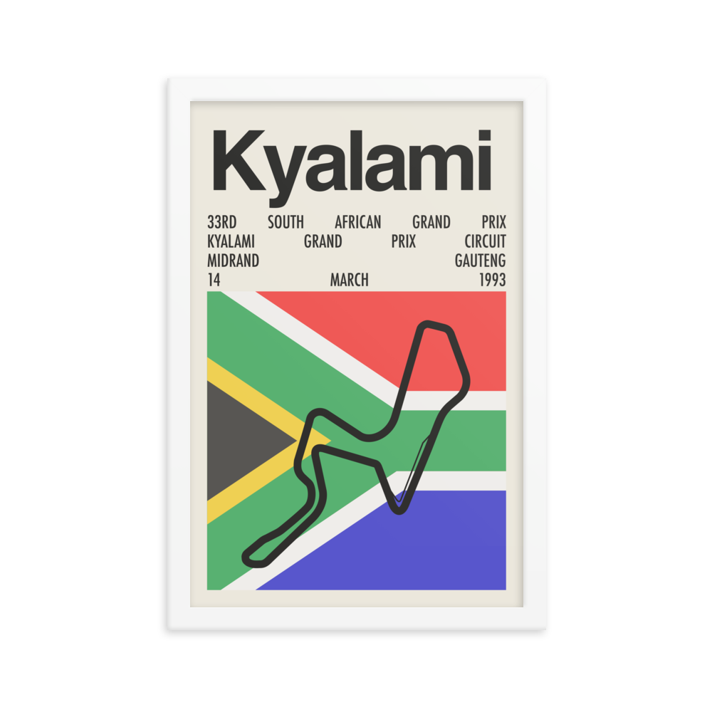 1993 South African Grand Prix Print