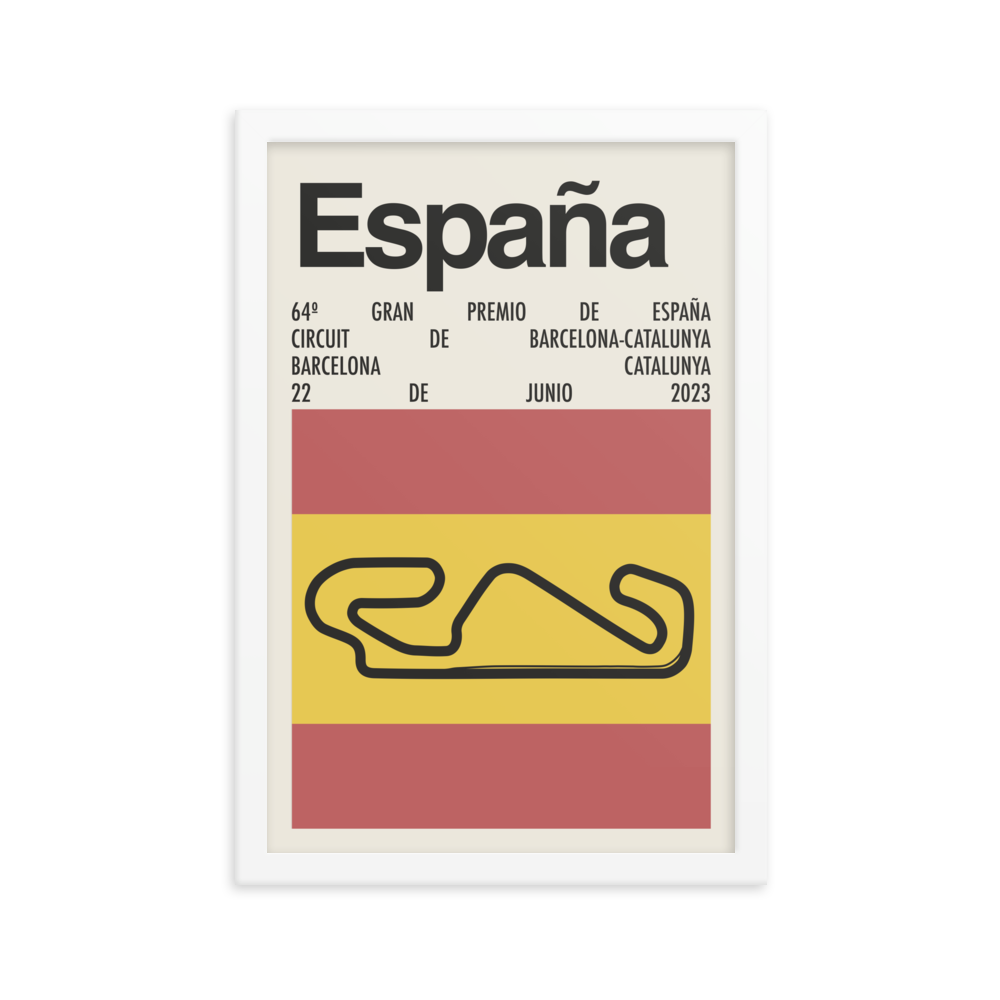 2023 Spanish Grand Prix Print
