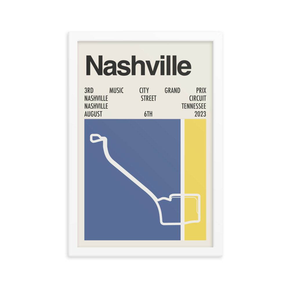 2023 Music City Grand Prix Print