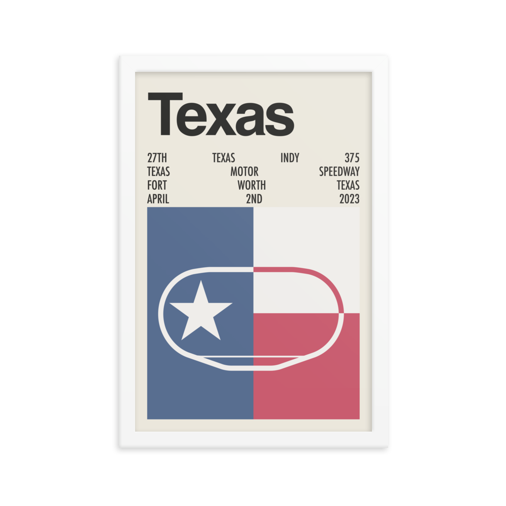 2023 Texas Indy 375 Print
