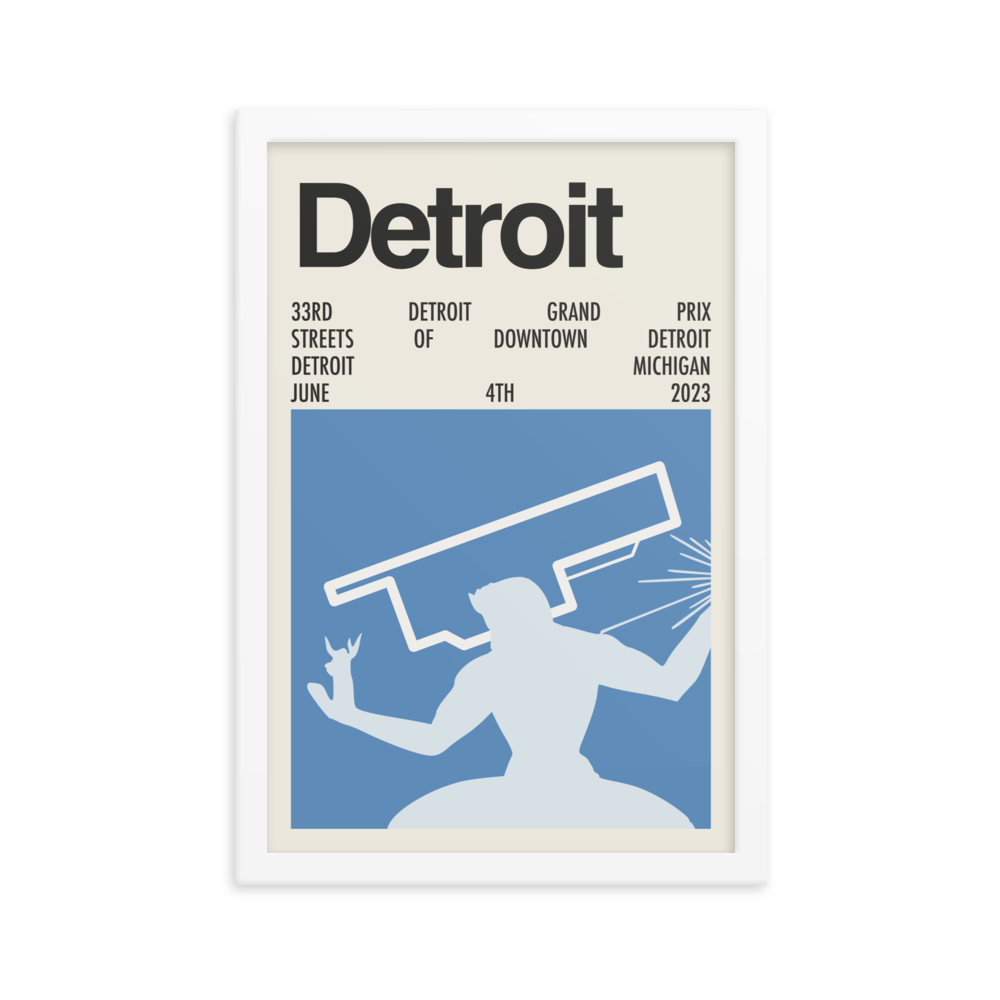 2023 Detroit Grand Prix Print