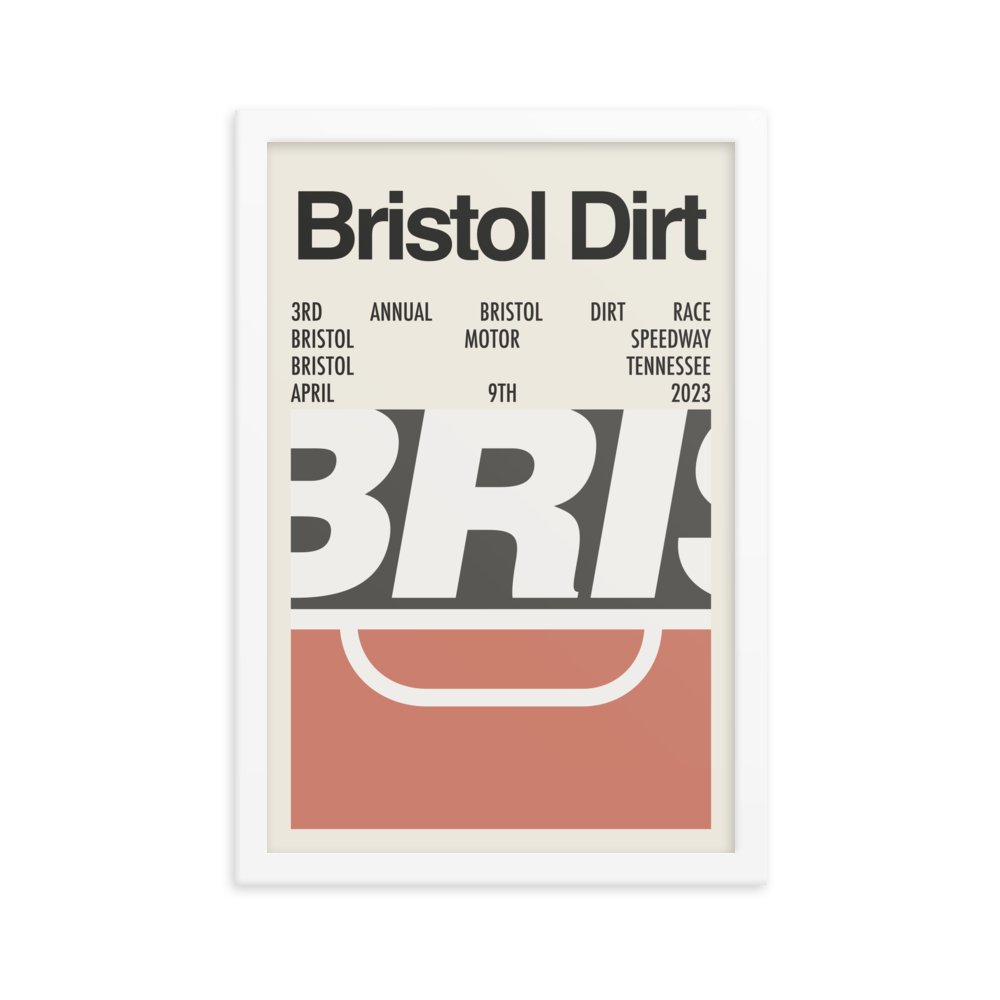2023 Bristol Dirt Race Print