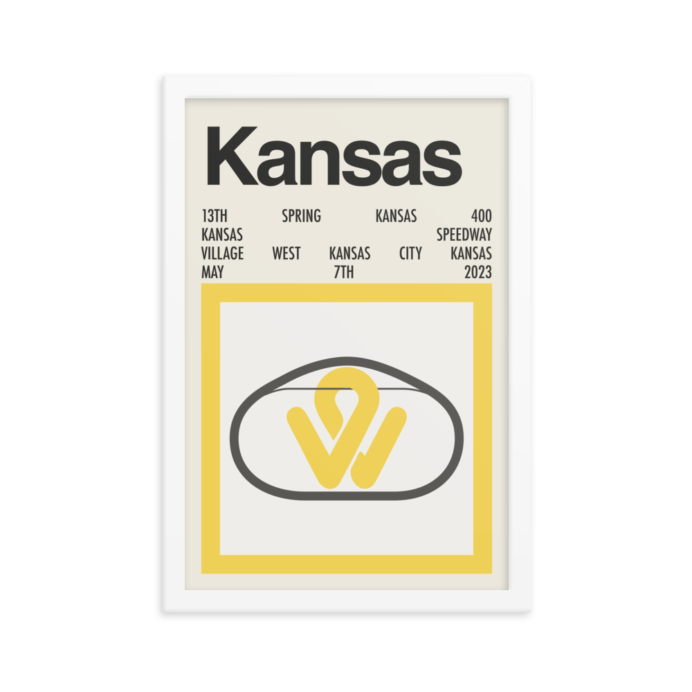 2023 Kansas Spring 400 Race Print
