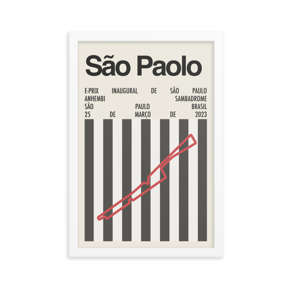 2023 São Paulo E-Prix Print