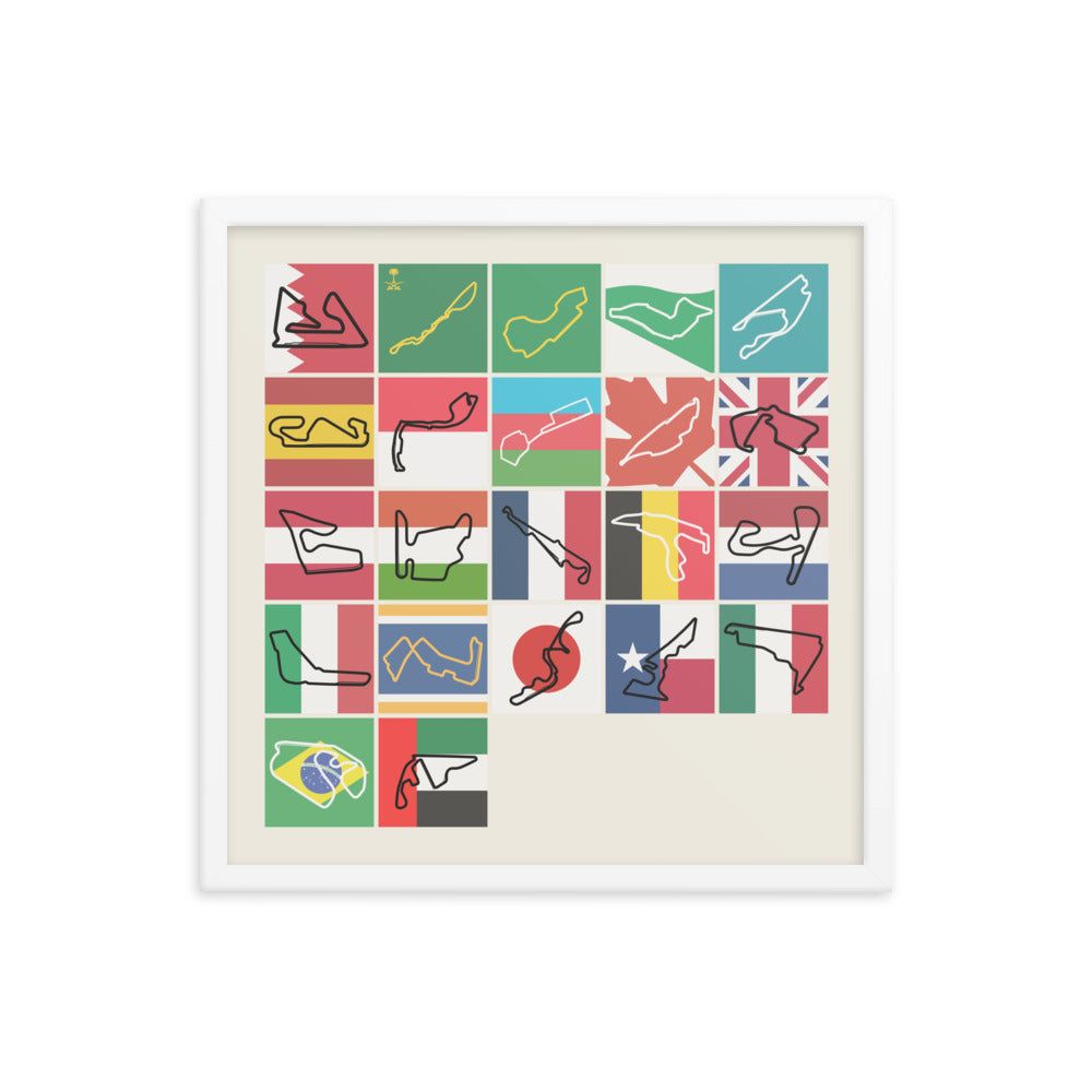 2022 Formula 1 Season Graphic Print