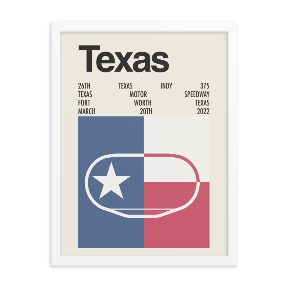 2022 Texas Indy 375 Print