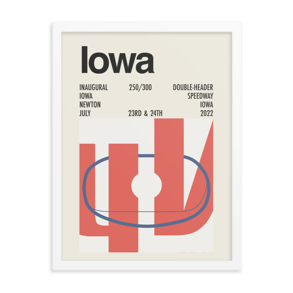 2022 Iowa 250/300 Double-Header Print