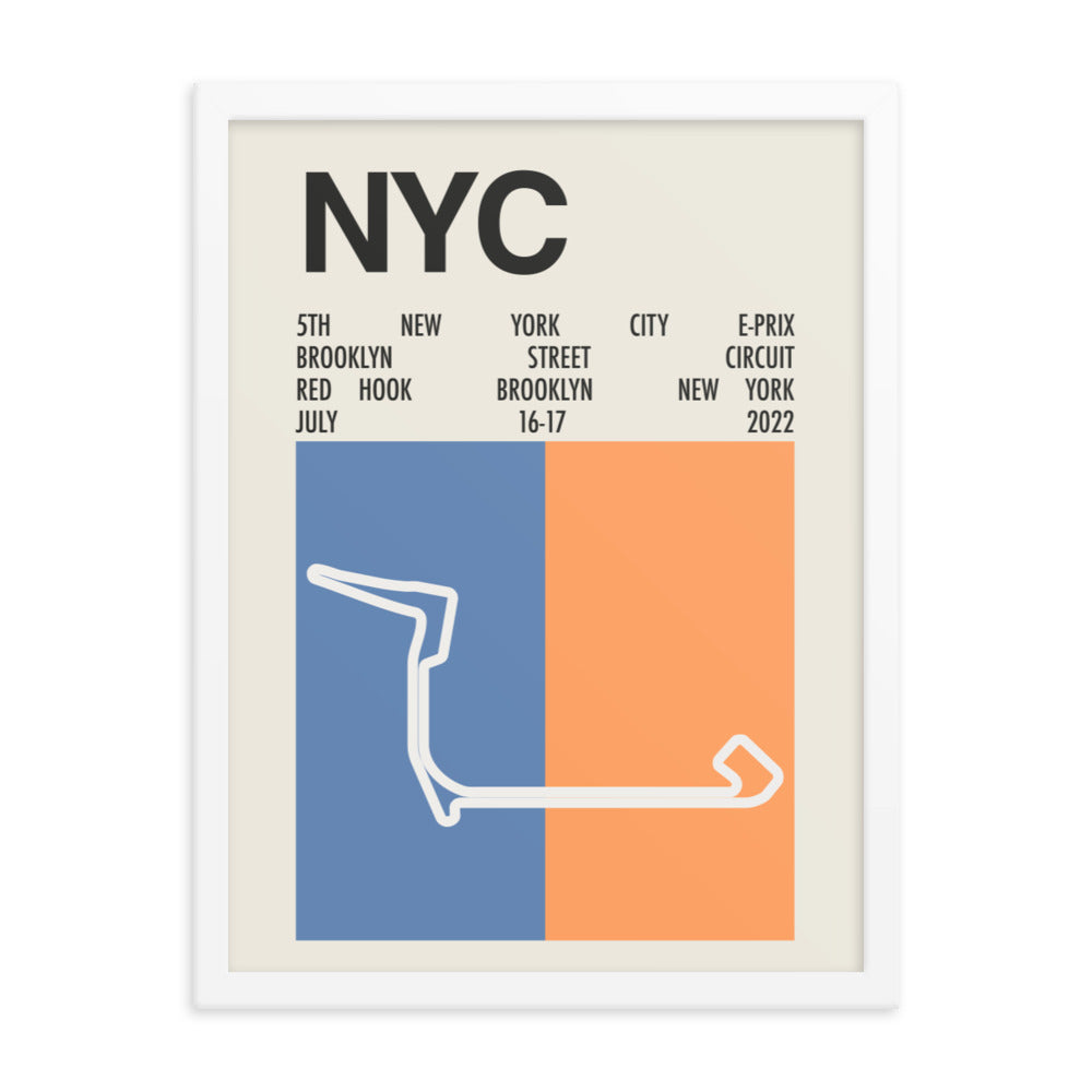 2022 New York City E-Prix Print