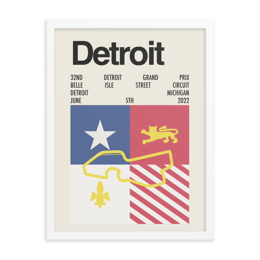 2022 Detroit Grand Prix Print