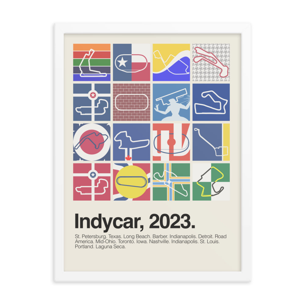 2023 Indycar Season Print