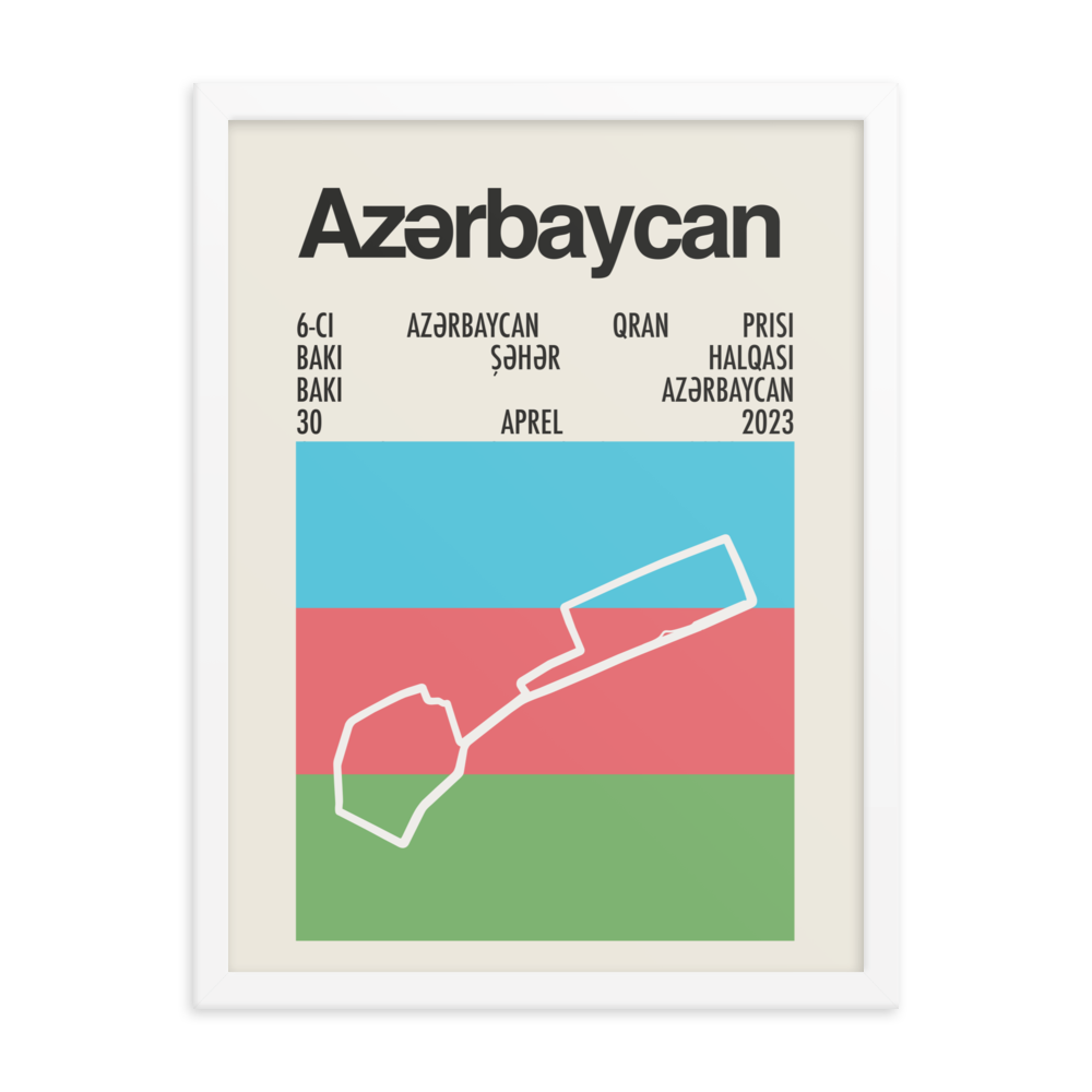2023 Azerbaijan Grand Prix Print