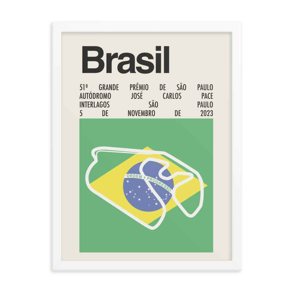 2023 Brazilian Grand Prix Print