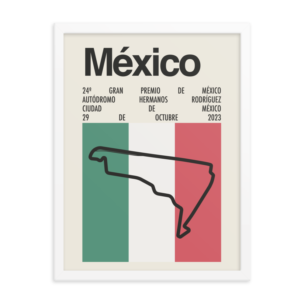 2023 Mexico City Grand Prix Print