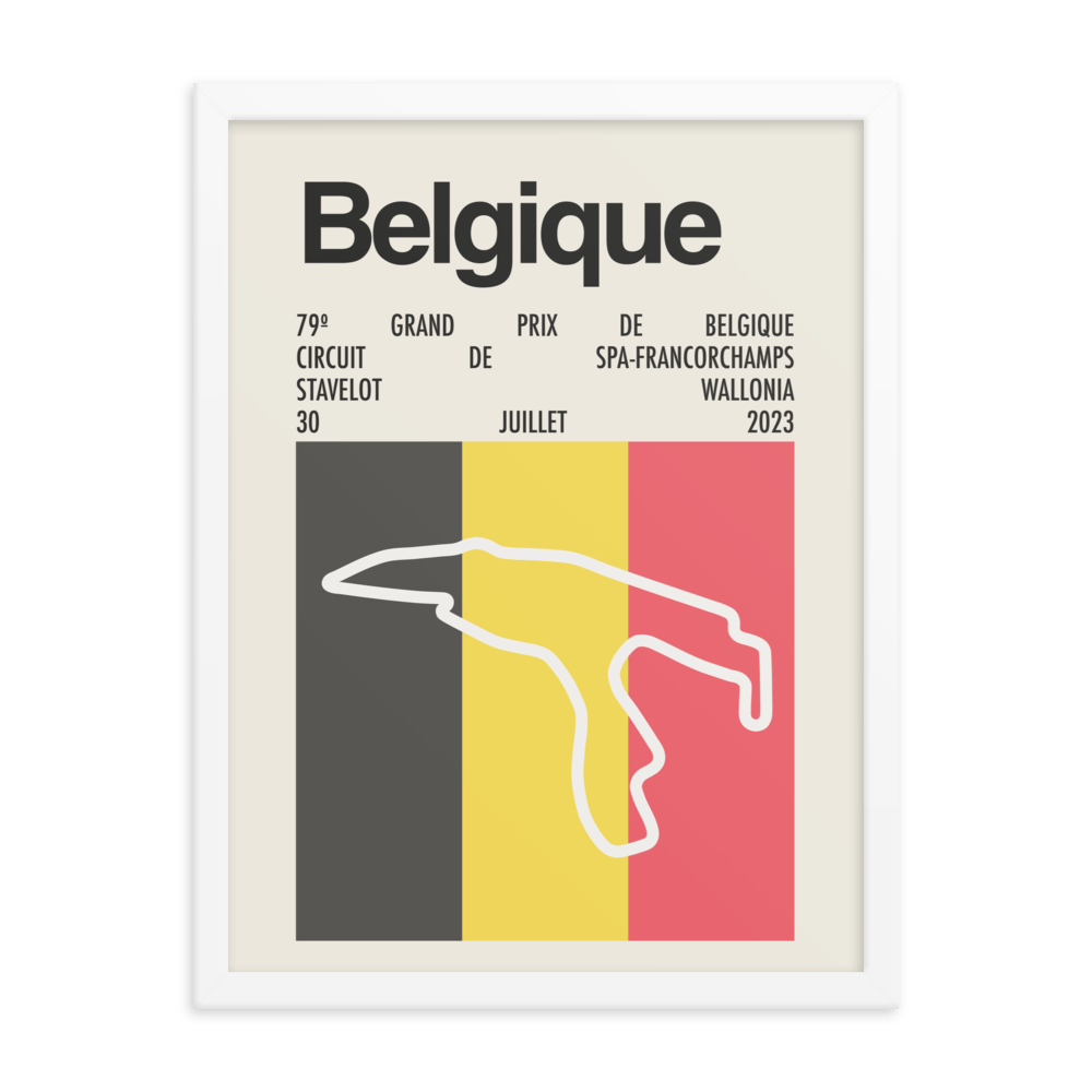 2023 Belgian Grand Prix Print