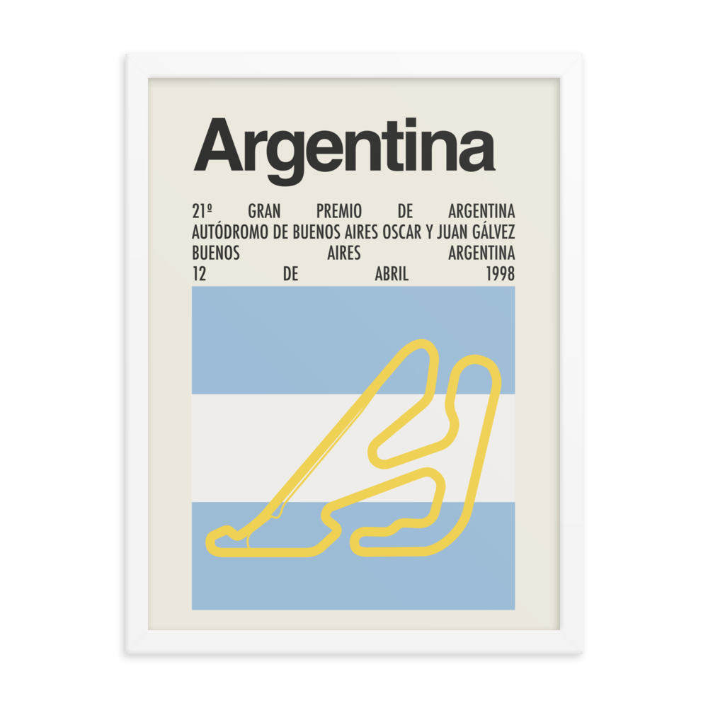 1998 Argentine Grand Prix Print