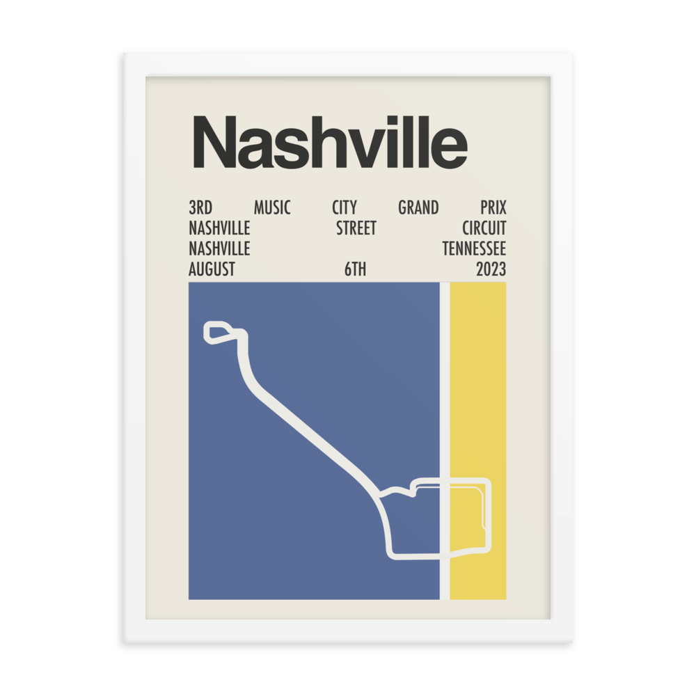 2023 Music City Grand Prix Print