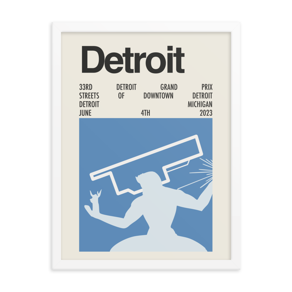 2023 Detroit Grand Prix Print