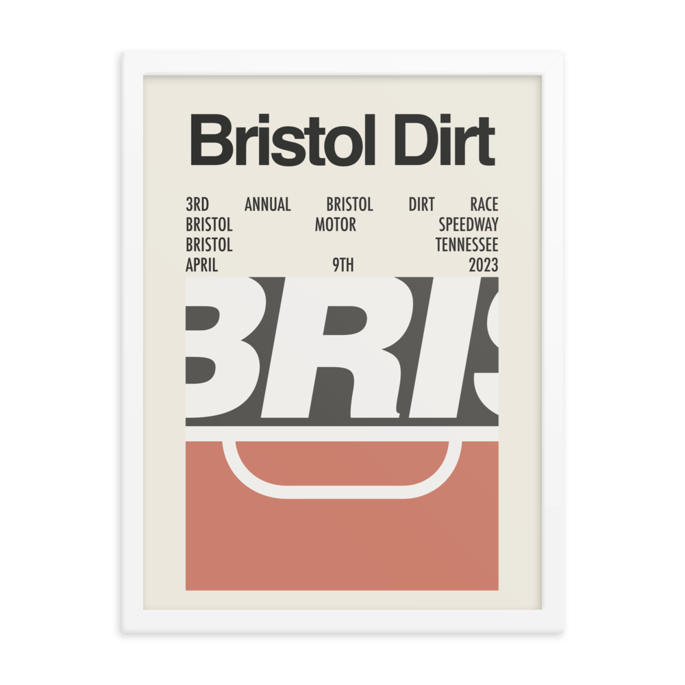 2023 Bristol Dirt Race Print