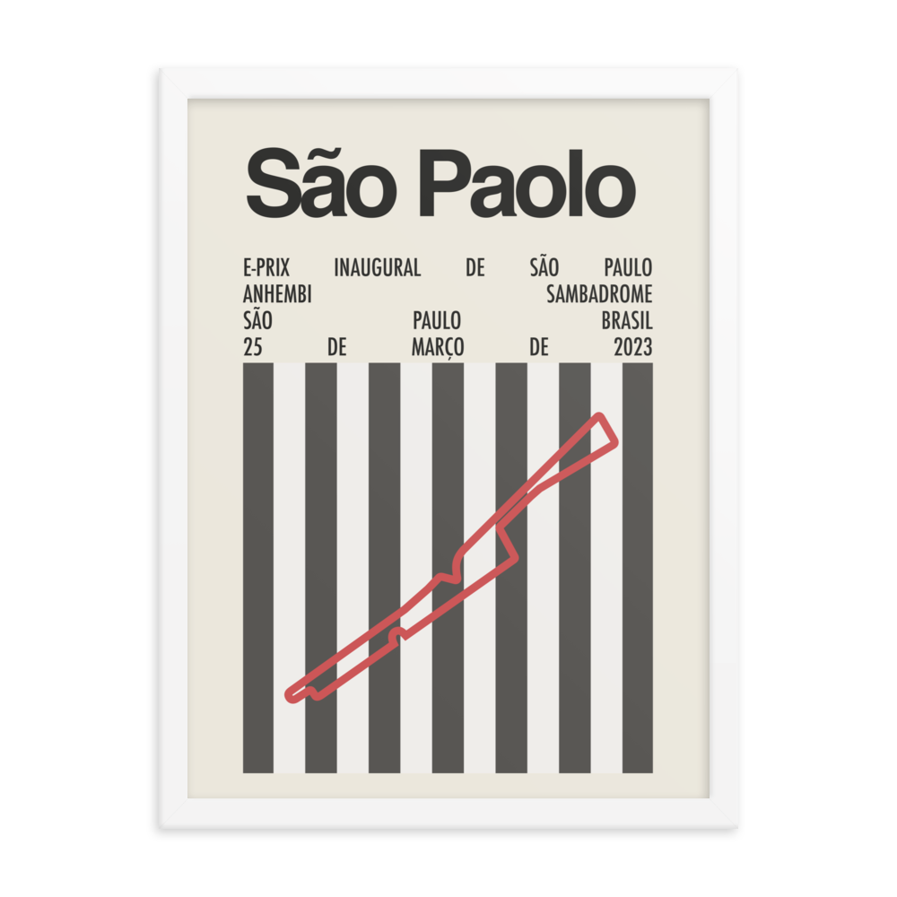 2023 São Paulo E-Prix Print