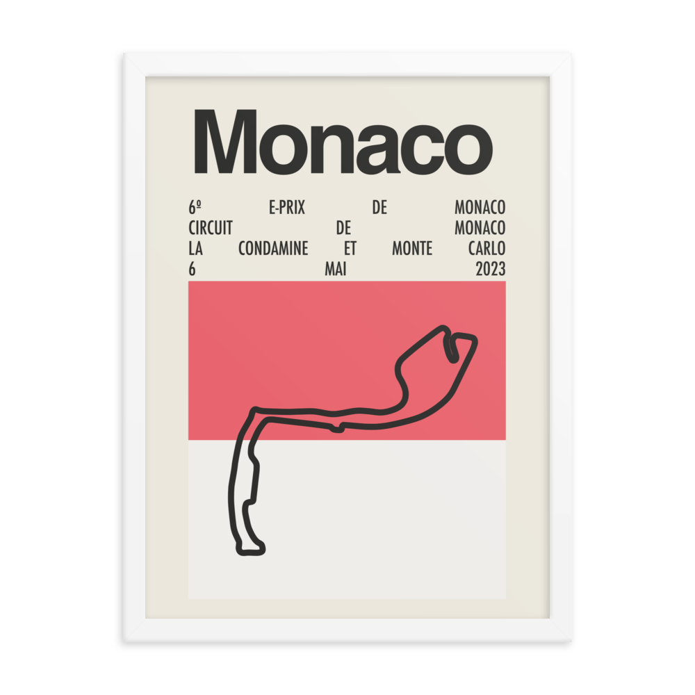 2023 Monaco E-Prix Print