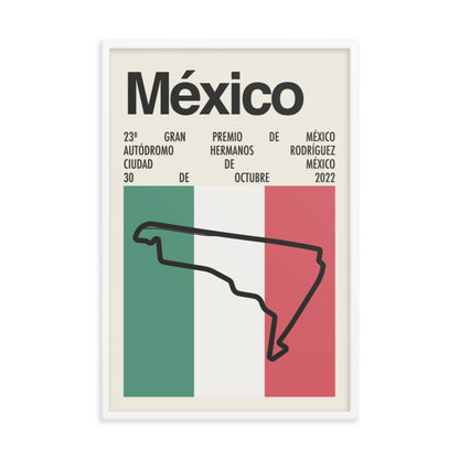 2022 Mexico City Grand Prix Print