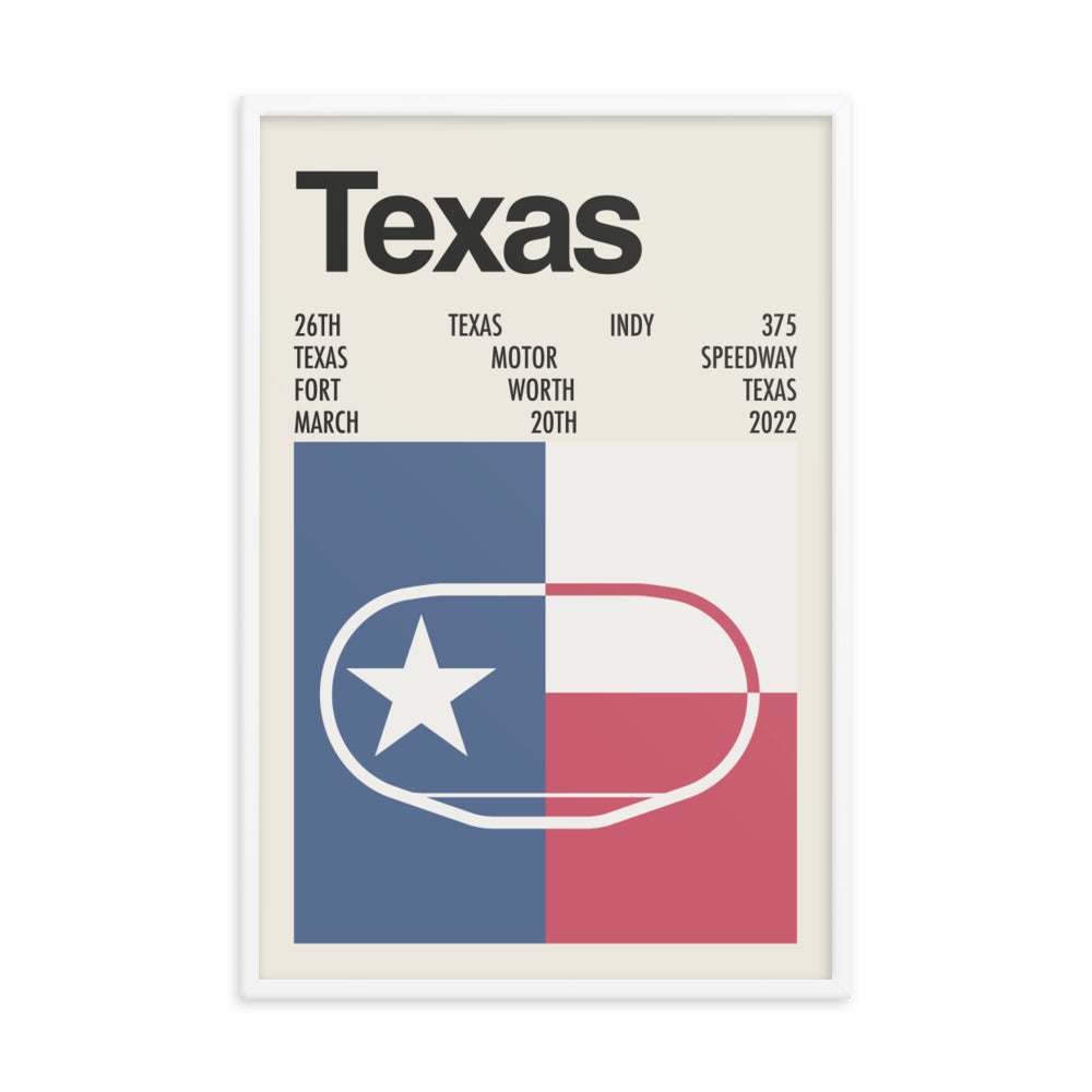 2022 Texas Indy 375 Print