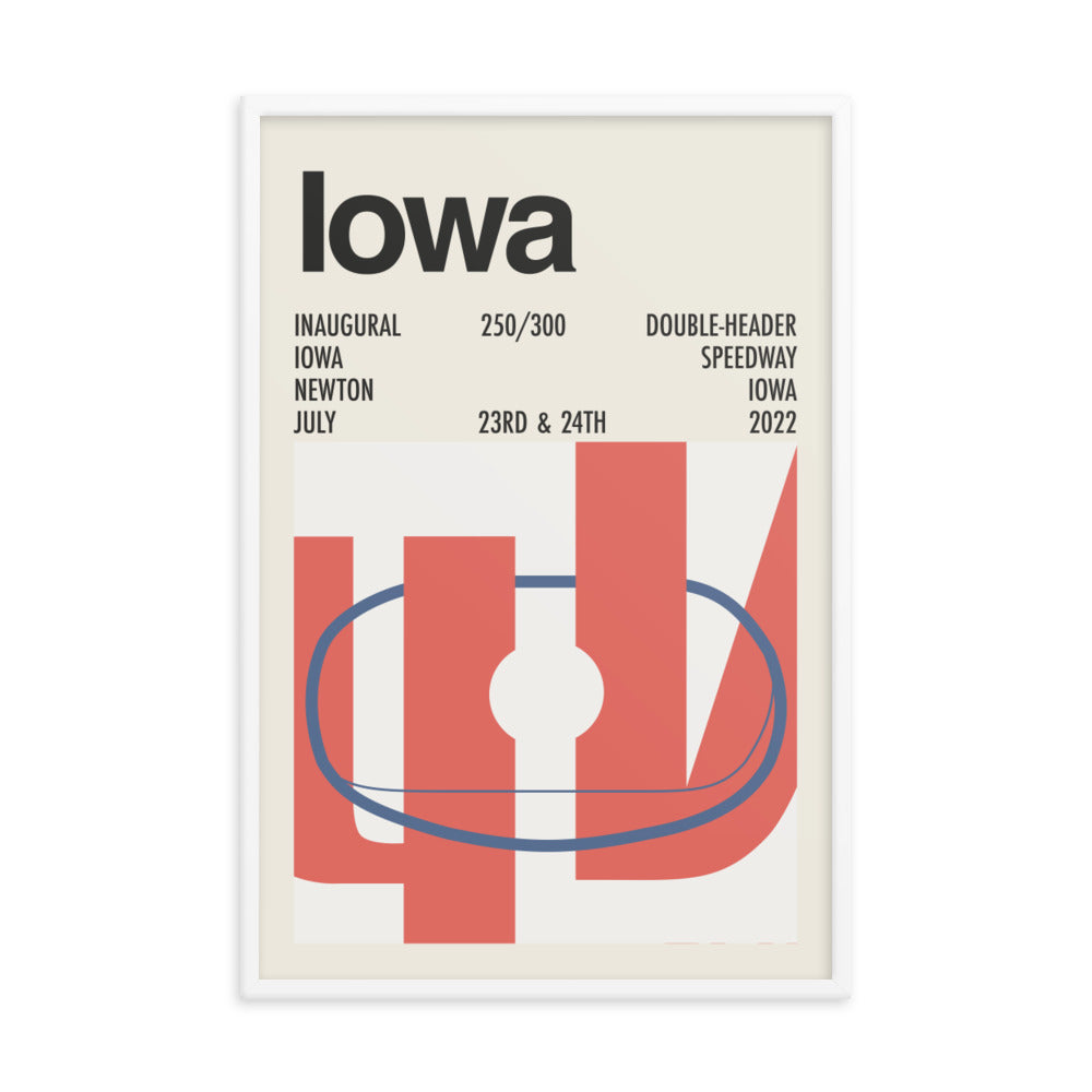 2022 Iowa 250/300 Double-Header Print