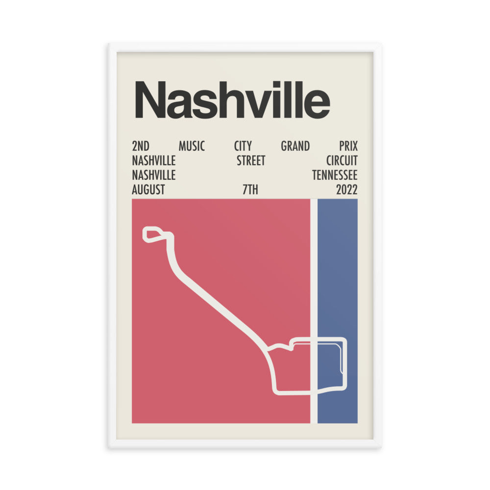 2022 Music City Grand Prix Print