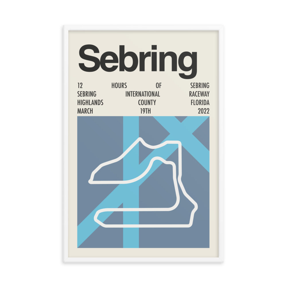 2022 12 Hours of Sebring Print