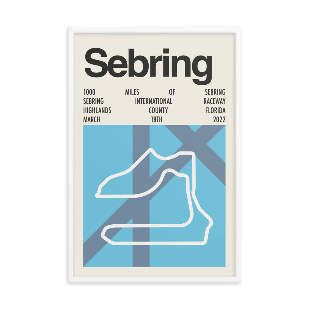 2022 1000 Miles of Sebring Print