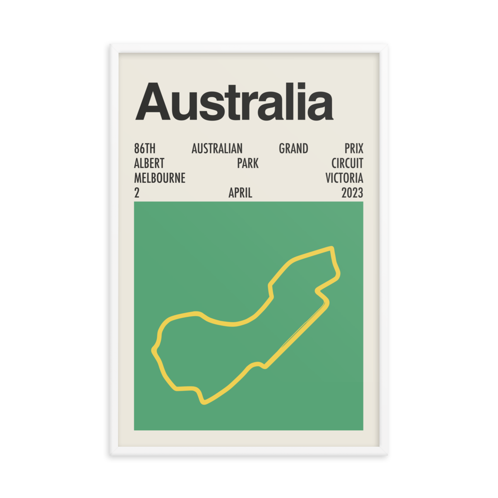 2023 Australian Grand Prix Print