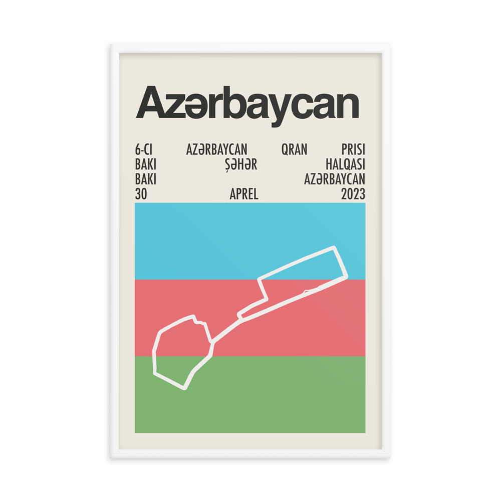 2023 Azerbaijan Grand Prix Print