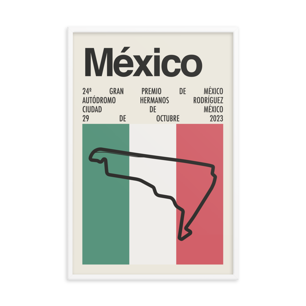 2023 Mexico City Grand Prix Print