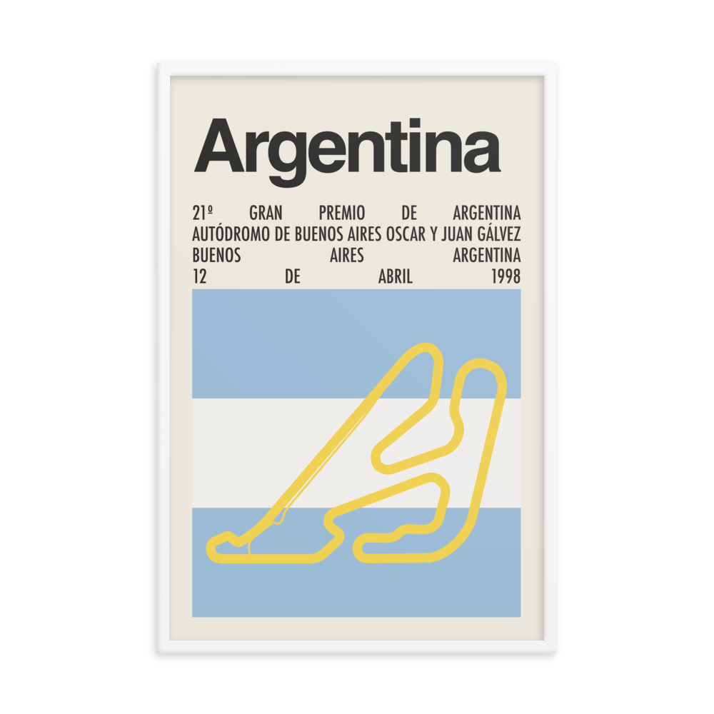 1998 Argentine Grand Prix Print