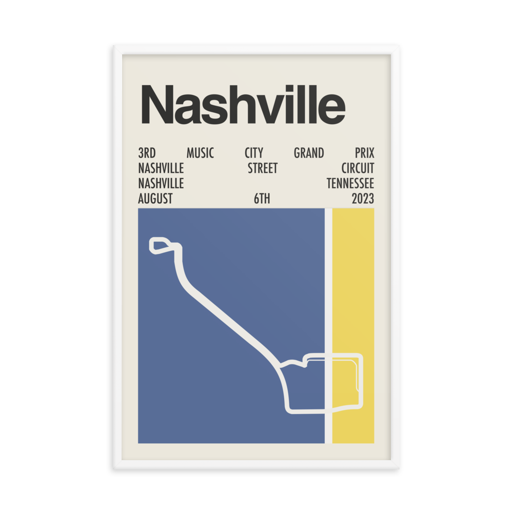 2023 Music City Grand Prix Print