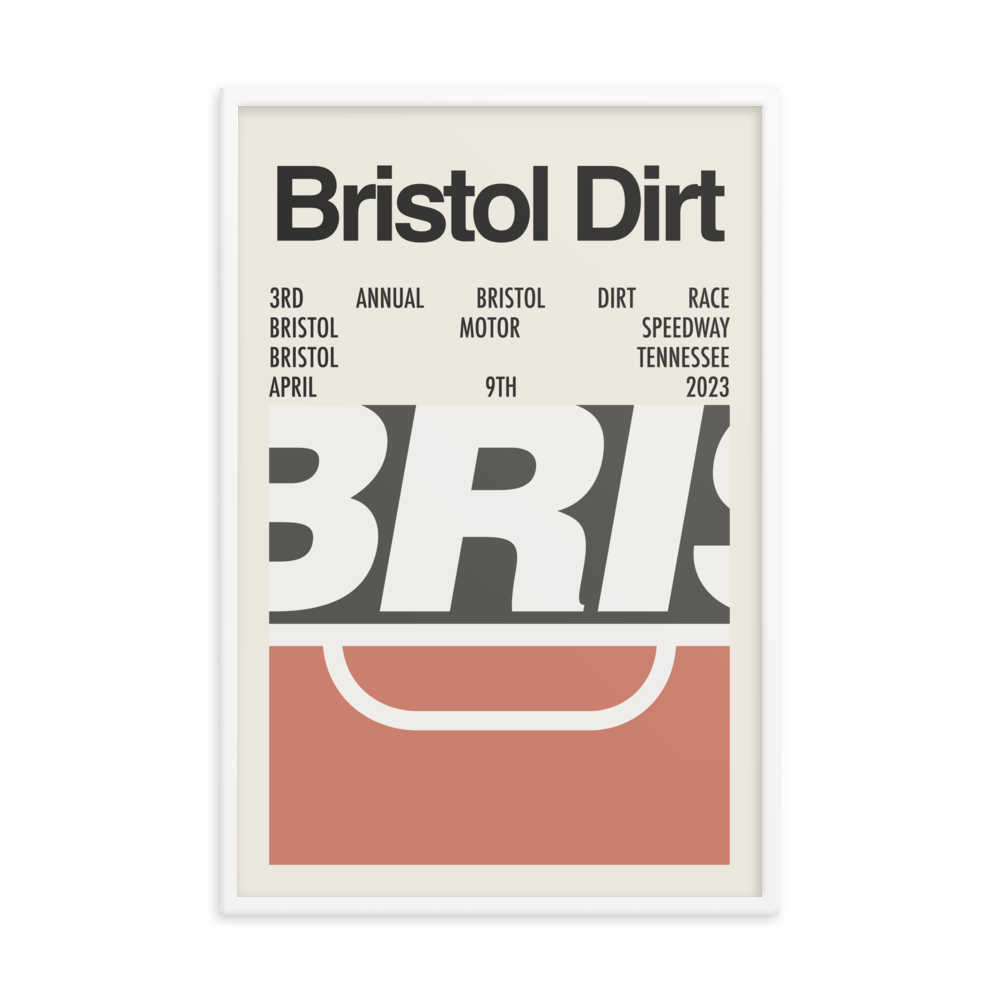 2023 Bristol Dirt Race Print