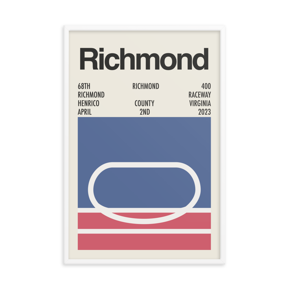 2023 Richmond 400 Race Print