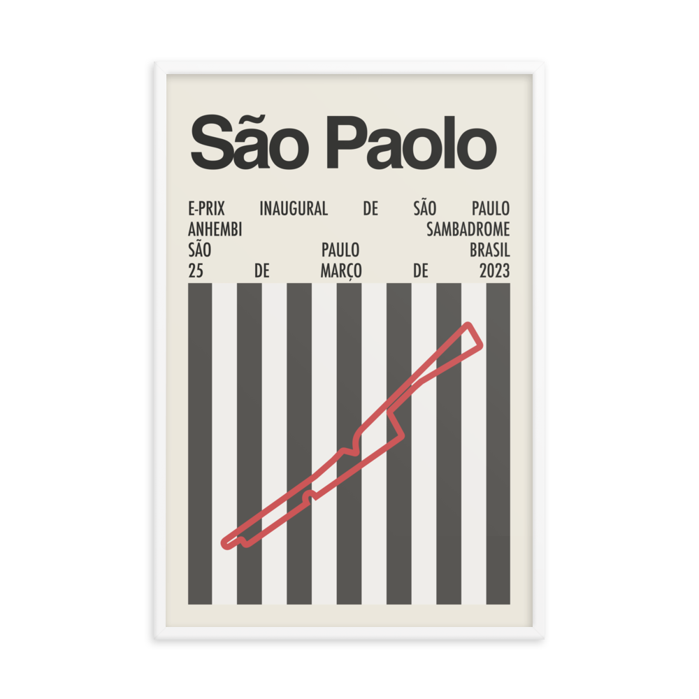 2023 São Paulo E-Prix Print